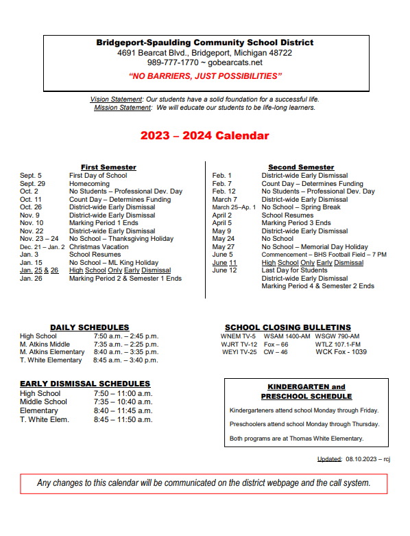 calendar